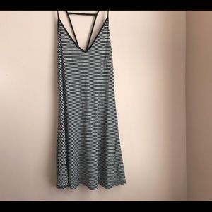 Black and White Striped dress